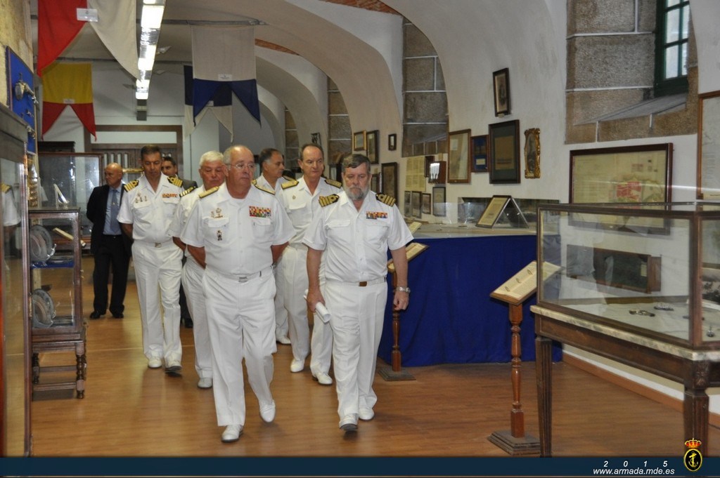 Al terminar las reuniones de trabajo el AJEMA llevó a cabo una visita al Museo Naval de Ferrol